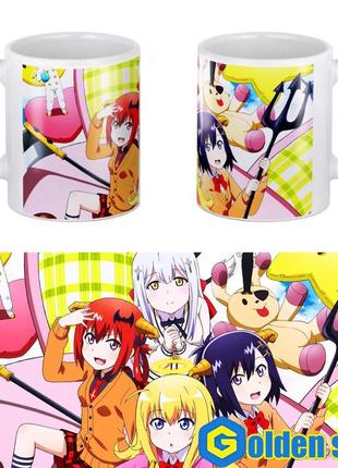 Аниме чашка "gabriel dropout" (габриэль бросает школу)