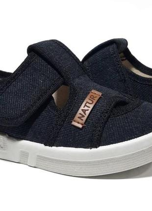 Тапочки на липучках для мальчиков waldi 387-387/31 черный 31 размер