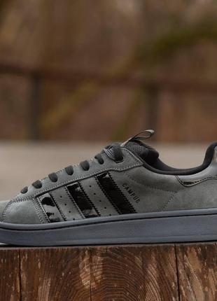 Кросівки adidas campus grey graphite / адідас кампус, сірі, в'єтнам, 40-45