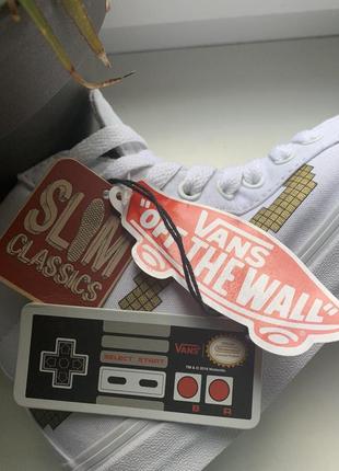 Кеды vans nintendo sk8-hi slim4 фото