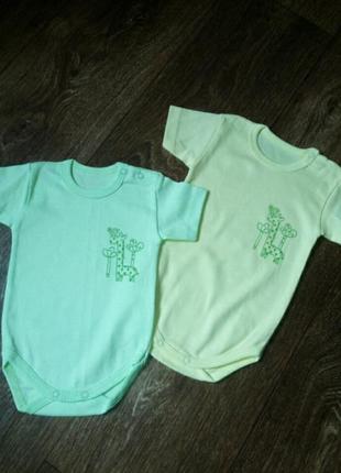 Якісні бодіки для малюток виробник україна 100% бавовна є розміри