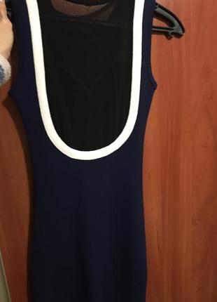 Шикарне плаття з відкритою (сіточка) спиною2 фото