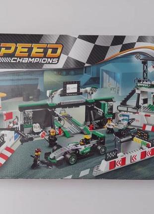 Конструктор lego speed champions 75883 mercedes amg petronas formula one team мерседес команда формули-1