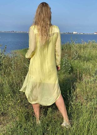 Шикарне натуральне літнє плаття нарядне шовк, трикотаж2 фото