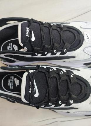 Кросівки nike zoom 2k 'white black'7 фото