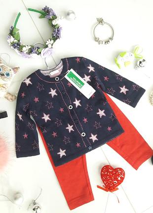 Красива кофточка на гудзиках для дівчинки фірми benetton
