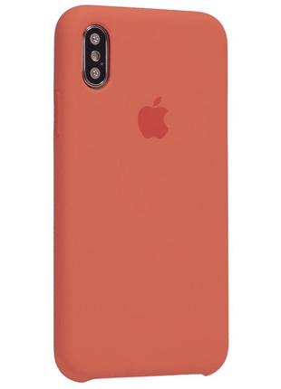 Original silicone case ® — iphone x ; xs  — nectarine