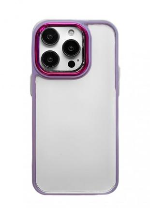 New skin clear case  —  iphone 14 pro — lilac