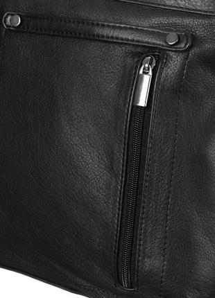 Шкіряна сумка, портфель для ноутбука 15,6 дюйма always wild чорна9 фото