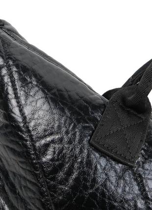 Женская сумка из искусственной кожи wallaby черная8 фото