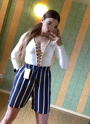 Шорты в полоску capsule