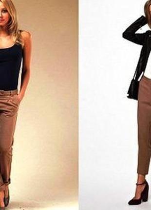 Стильні брюки бренд коричневі papaya розм xl, xxl