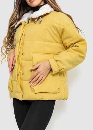Куртка женская демисезонная, цвет темно-желтый, 235r9153 фото