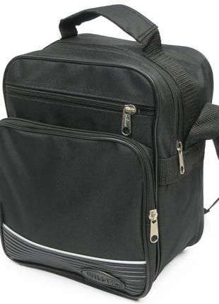 Мужская сумка для города wallaby черная1 фото