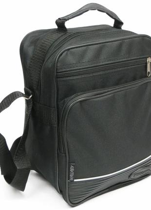 Мужская сумка для города wallaby черная2 фото