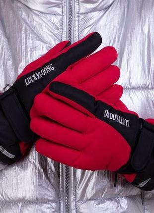 Перчатки горнолыжные теплые женские luckyloong b-9997 m-xl цвета в ассортименте