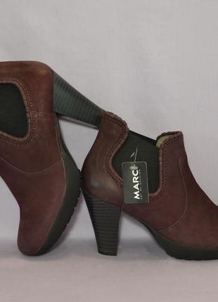 Германия 100% натуральная кожа! модные супер комфортные ботинки ботильоны! 1000 пар тут