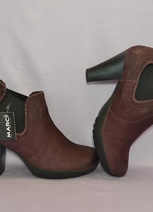 Германия 100% натуральная кожа! модные супер комфортные ботинки ботильоны! 1000 пар тут