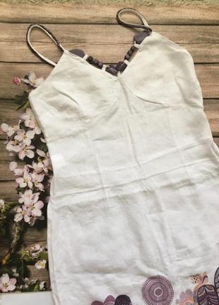 Женское платье, лён!