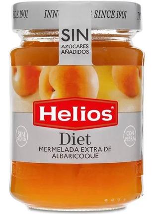 Джем helios з абрикосу без цукру 280 г1 фото