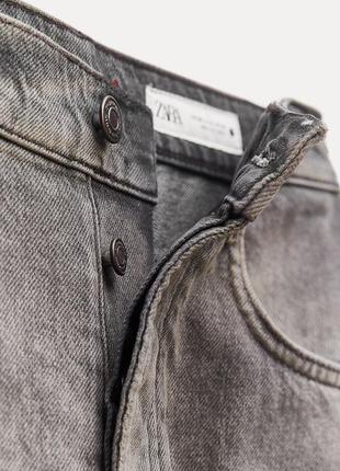 Прямые джинсы full-length high-waist от zara 
в наличии ✅7 фото