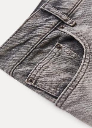 Прямые джинсы full-length high-waist от zara 
в наличии ✅8 фото
