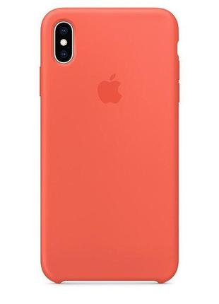 Силиконовый чехол silicone case для iphone xs max розовый pink citrus 71 (бампер)1 фото
