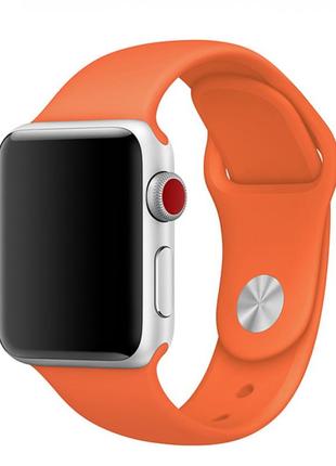 Ремінець sport band — apple watch 42 mm | 44 mm | 45 mm | 49 mm — orange (13)