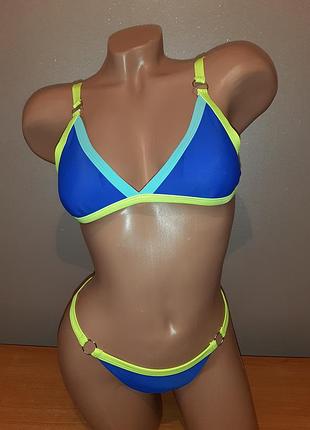 Красивий купальник трикутники, плавки бразиліана4 фото