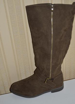 Чоботи на широку об"ємну халяву justeab р. 42 9 43, чоботи3 фото