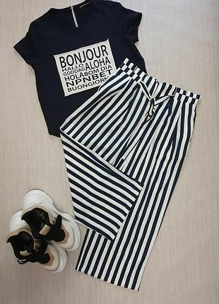 Трендовые брюки кюлоты zara