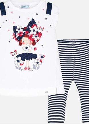 Річний комплект (футболка+бриджі) mayoral на 98, 104, 110, 116, 122, 128 і 134 см