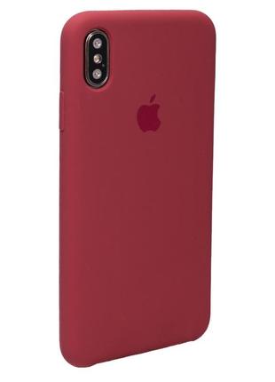 Original silicone case ® — iphone x ; xs  — red raspberry