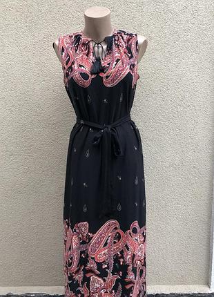 Сукня,сарафан в етно принт,віскоза,сільський стиль бохо,