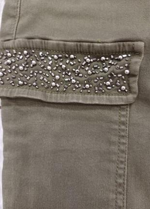 Джинсовая юбка в стиле милитари5 фото