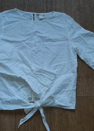 Блуза з коротким рукавом бавовняна1 фото
