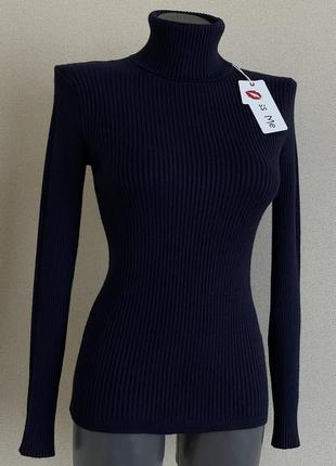 Базовий,теплий,товстий жіночний гольф,облягаючий светр,з кашеміром4 фото