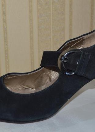 Туфли лодочки кожа gabor размер 41 7.5 42, туфлі шкіра1 фото