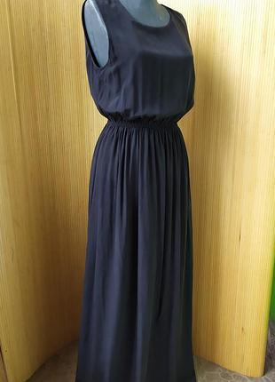 Довге чорне вечірнє плаття, пояс гумка