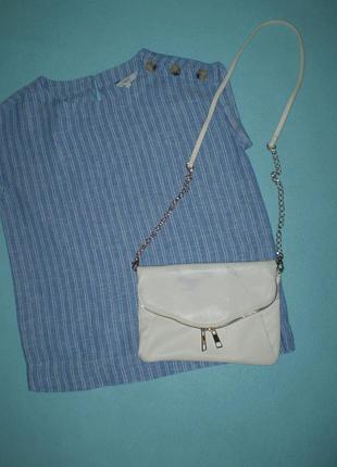 Сумка accessorize клатч кроссбоди белая, нюанс