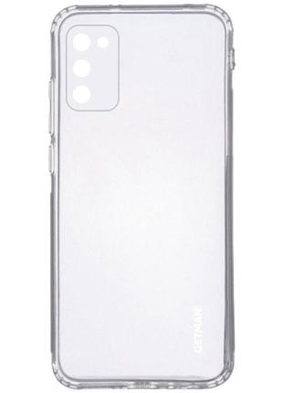 Прозорий силіконовий чохол на samsung galaxy a02s прозорий силіконовий чохол на samsung галаксі а02с