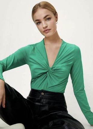 Блуза. топ-блуза. женская блуза. топ/блуза с длинным рукавом. nasty gal. размер: 36/38 (s)