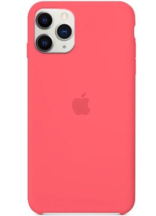 Матовий силіконовий чохол на iphone 11 pro (5.8 дюйм) / айфон 11 про (5.8 дюйм) кавуновий / watermelon red