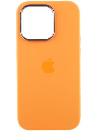 Протиударний матовий чохол на iphone 13 pro помаранчевий / протиударний матовий чохол на айфон 132 фото