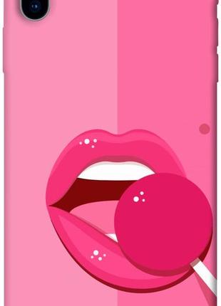 Чохол із принтом на айфон ікс pink style 4 / чохол із принтом на iphone x