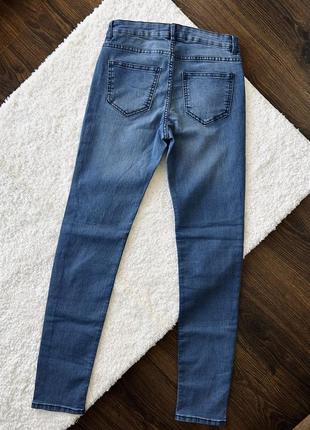 Джинсы. зауженные женские джинсы. джинсы h&amp;m. размер: 34/ xs6 фото