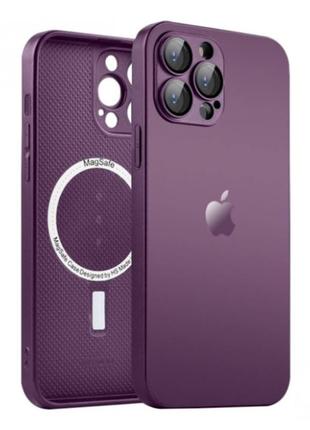 Protective camera case with magsafe — iphone 13 pro max — deep purple