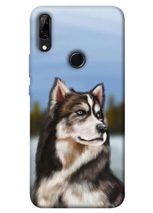 Чохол із принтом на хуавей п смарт з wolf / чохол із принтом на huawei p smart z