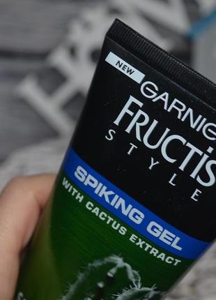 Гель для волосся для чоловіків garnier fructis style spiky ultra strong gel4 фото