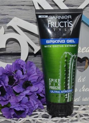 Гель для волосся для чоловіків garnier fructis style spiky ultra strong gel3 фото